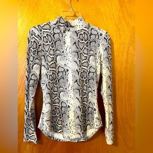 French Connection animal print shirt. Originally $79.